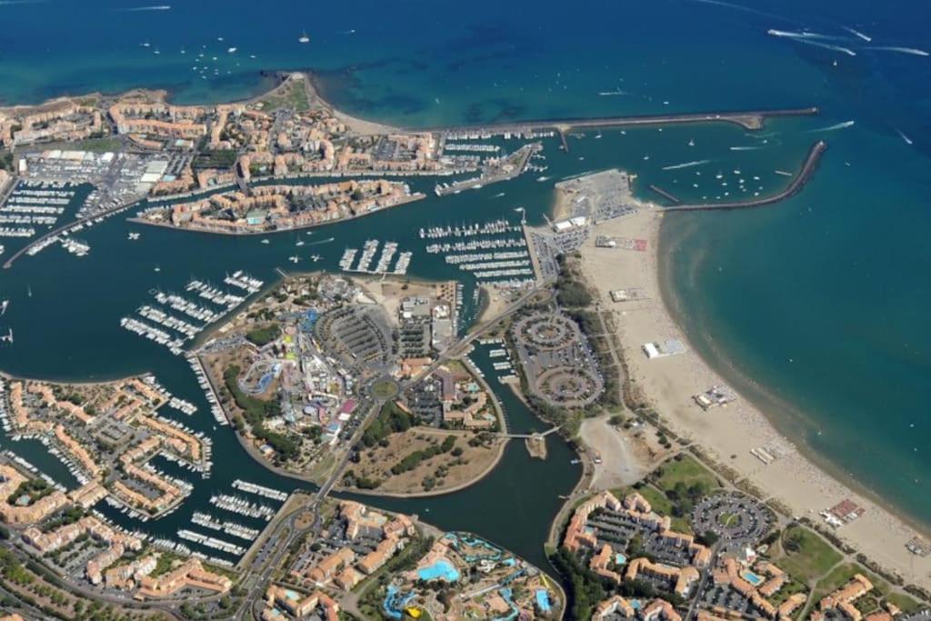 Amouvera C14, T2 Vue Mer, Piscine, Clim, Parking Agde Exteriör bild