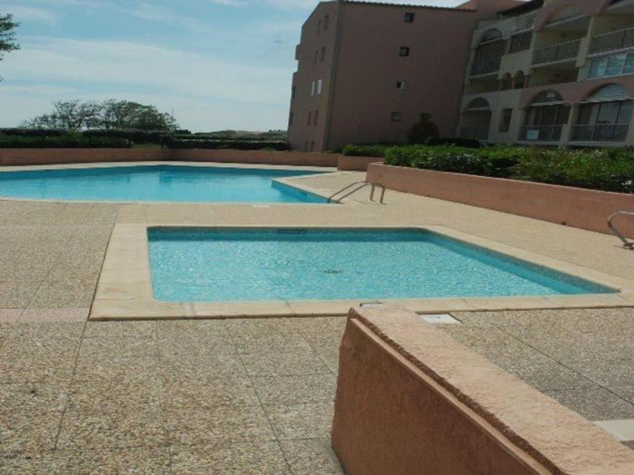 Amouvera C14, T2 Vue Mer, Piscine, Clim, Parking Agde Exteriör bild